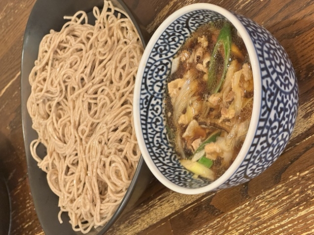 蕎麦を食べました。